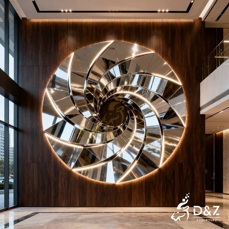 abstract wall sculpture
