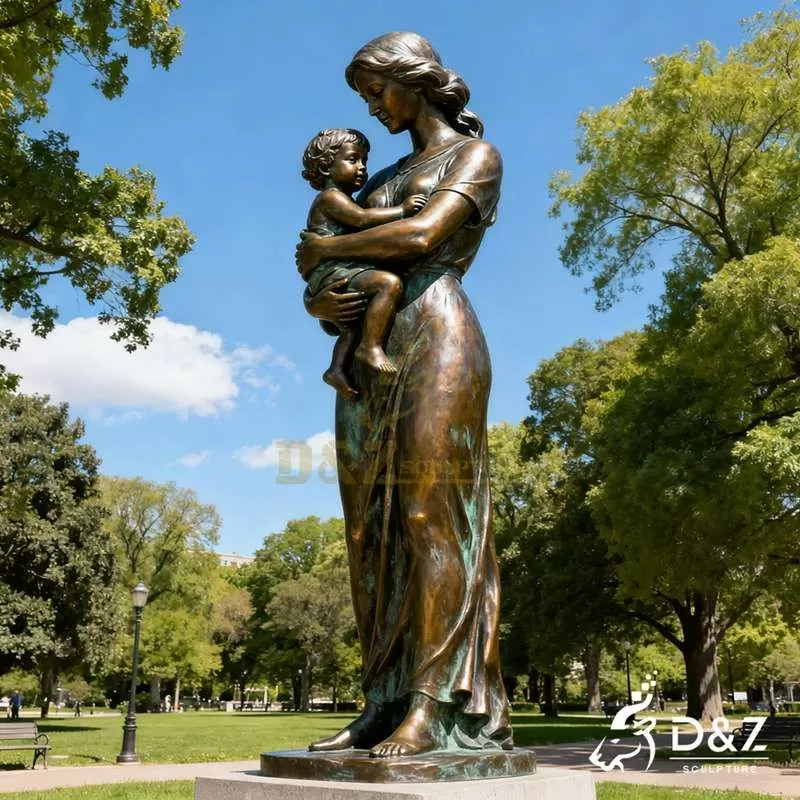 Bronze A Mother's Love Sculpture for Sale DZJ-186