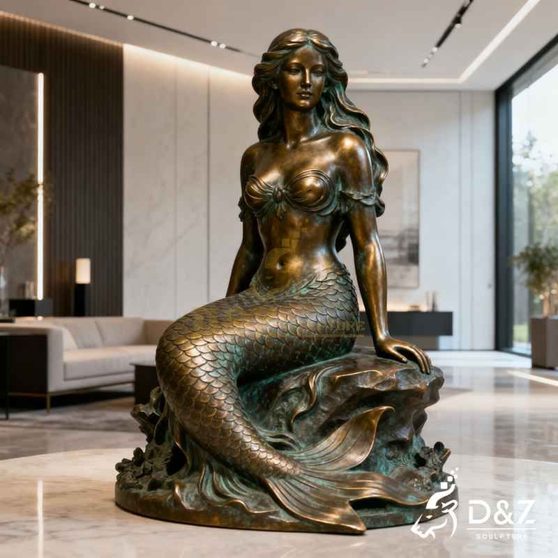 garden decor life size bronze sculpture animal statue for sale