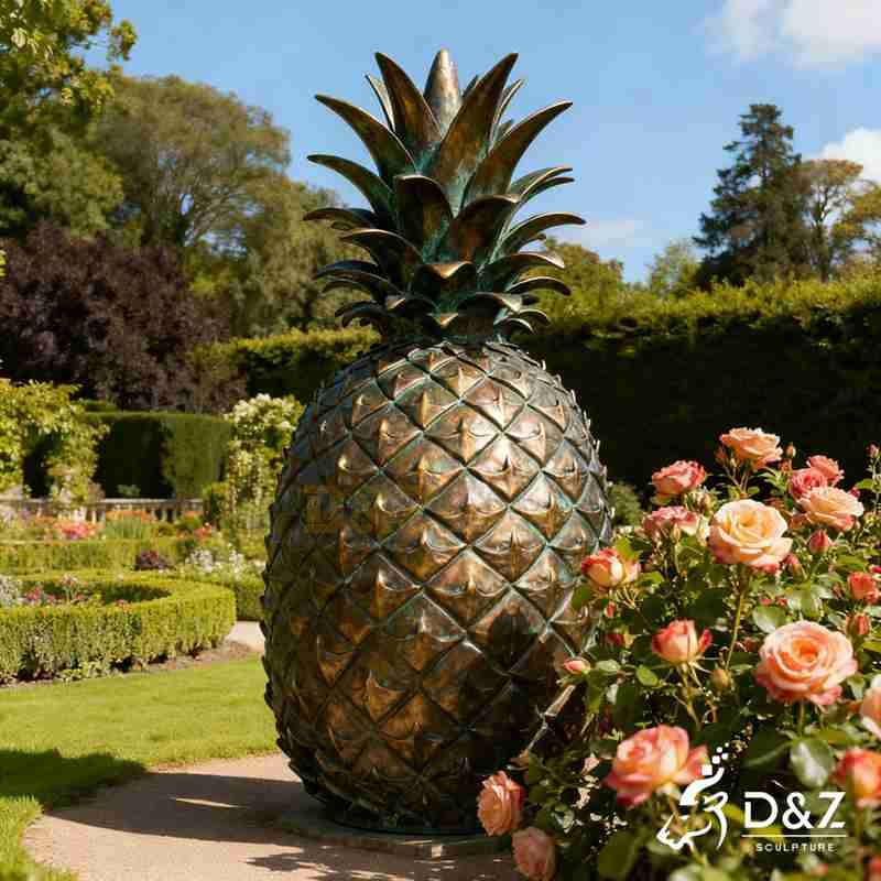 garden pineapple statue