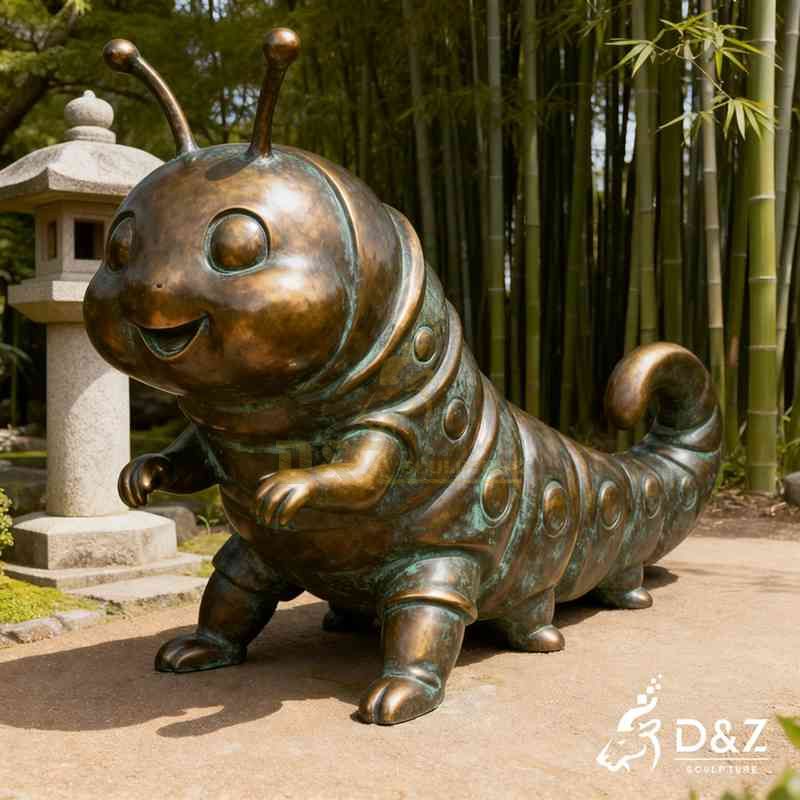 caterpillar statue