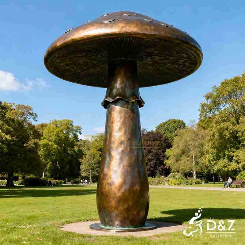 outdoor mushroom statue