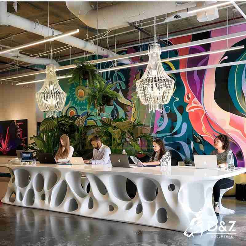 modern reception table