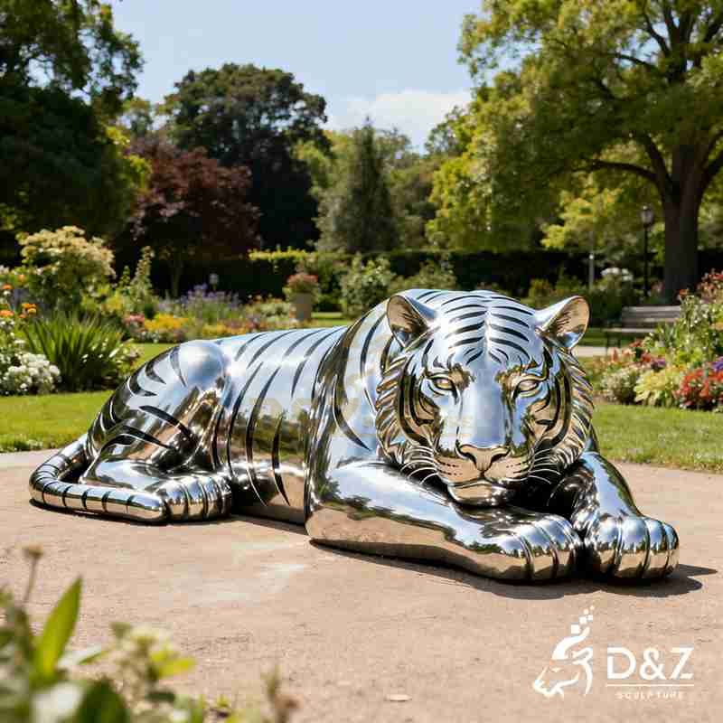 sitting tiger statue