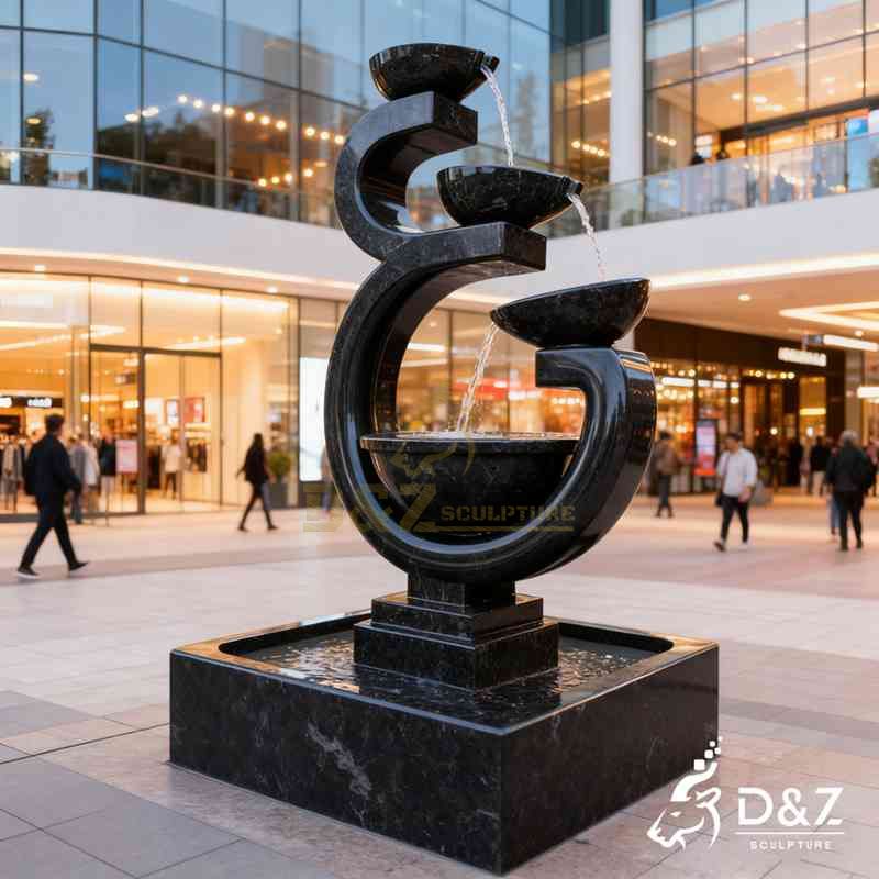 large modern fountain