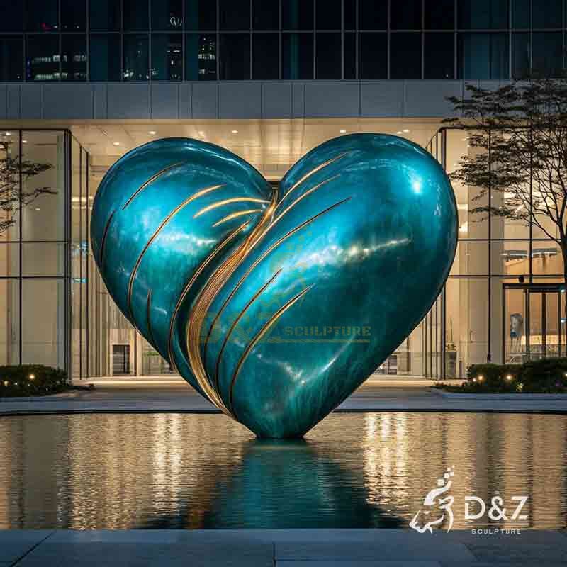 giant heart sculpture