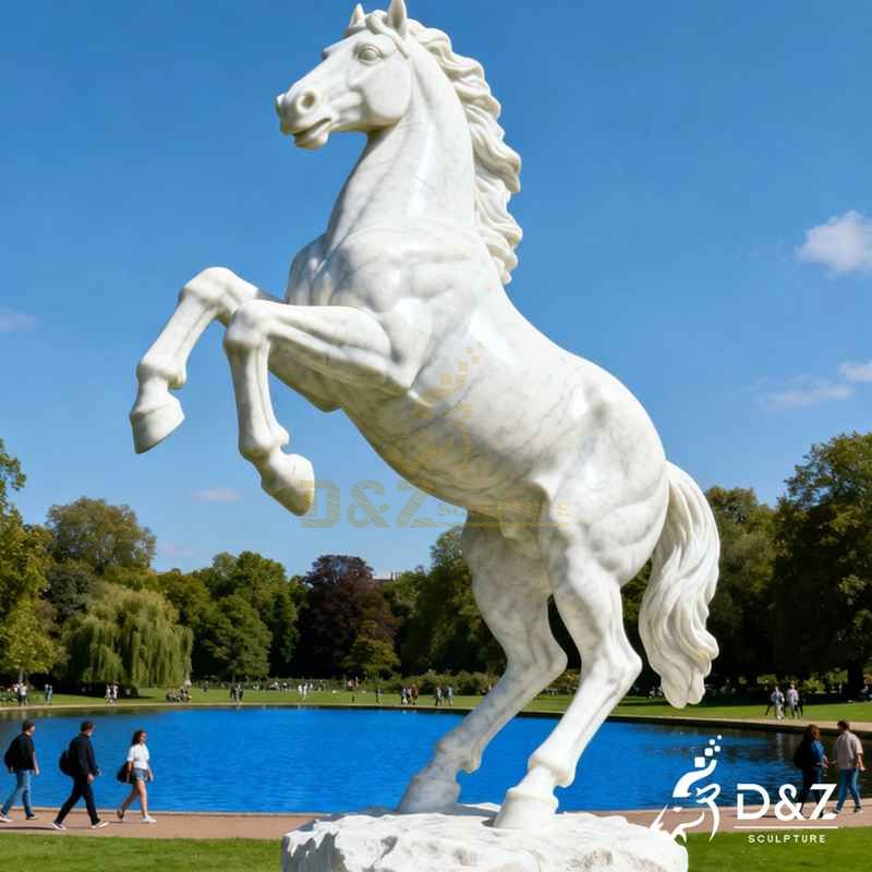 marble horse statue