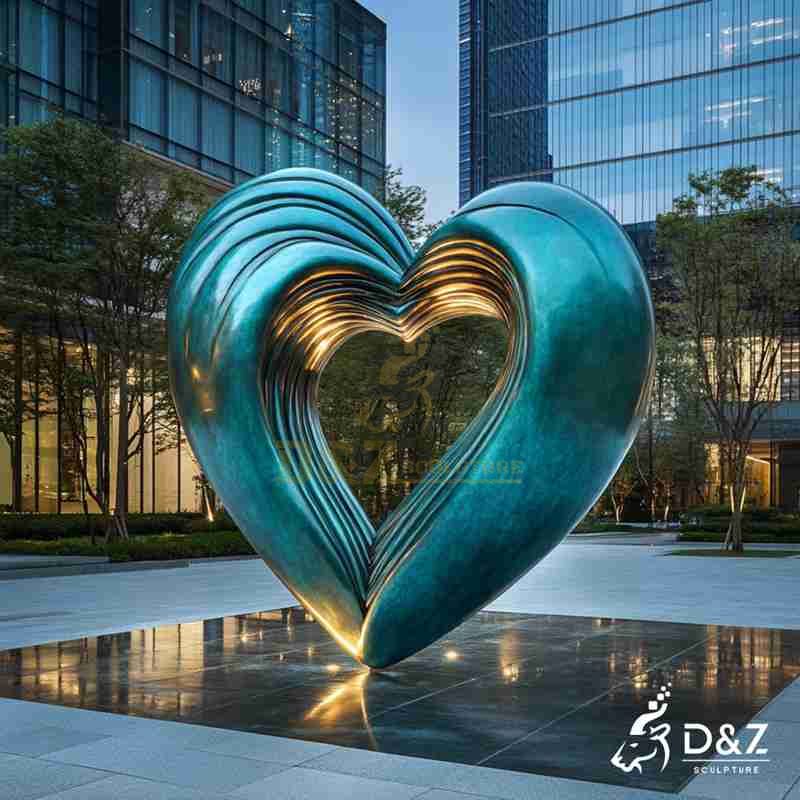 art heart sculpture