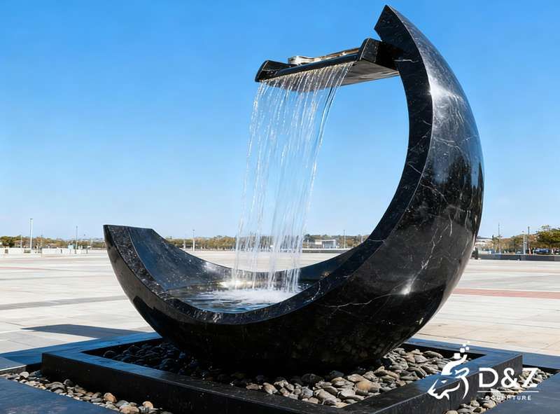 15 Large Modern Metal and Marble Fountain Designs