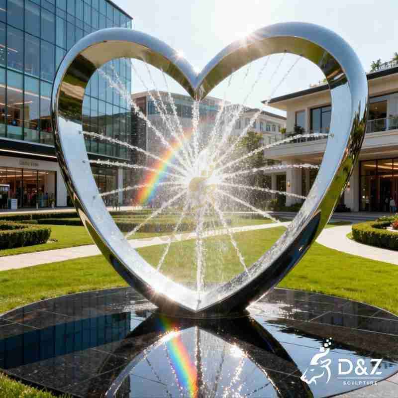 outdoor modern fountain