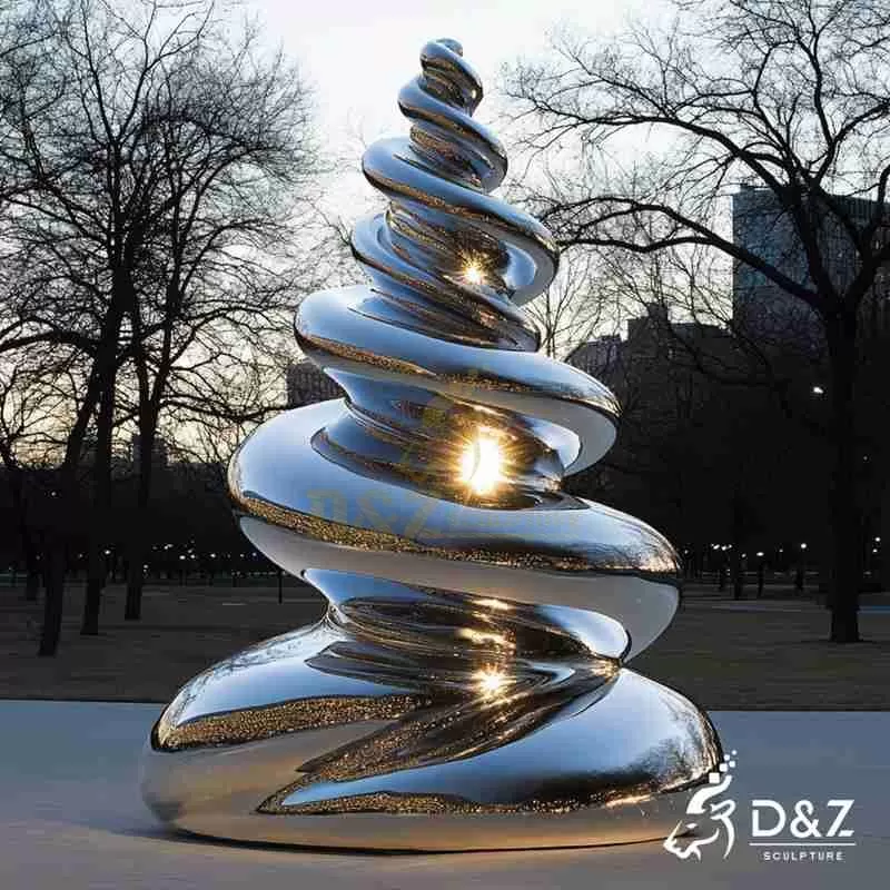 Modern Abstract Metal Christmas Tree Sculpture for Outdoor DZJ-233 Modern Abstract Metal Christmas Tree Sculpture for Outdoor DZJ-233
