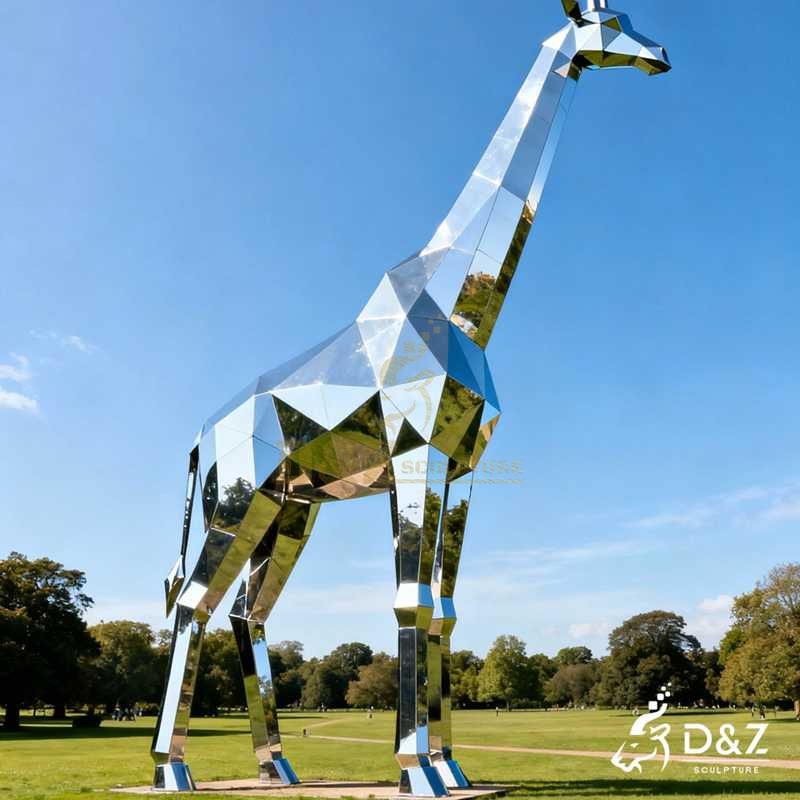 large giraffe sculpture