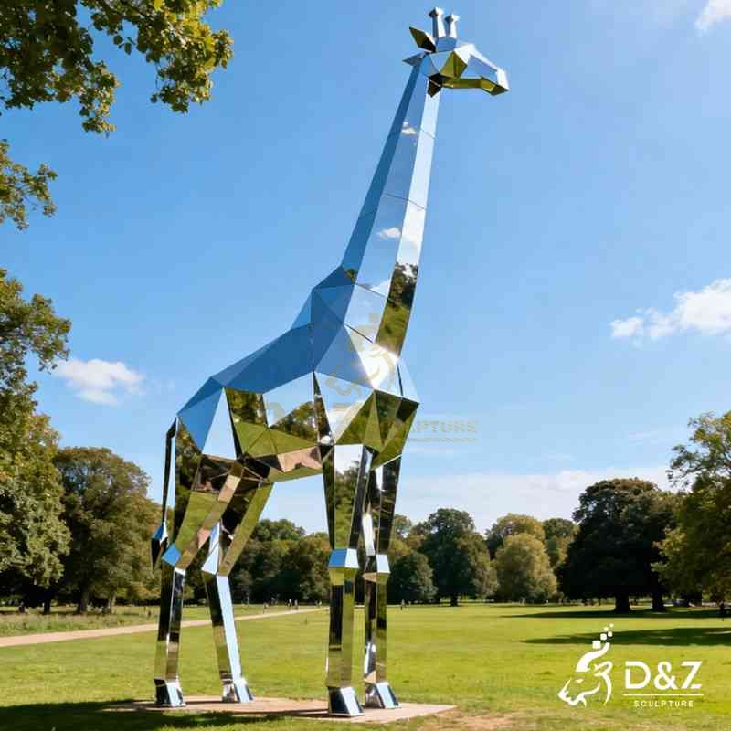 modern giraffe sculpture
