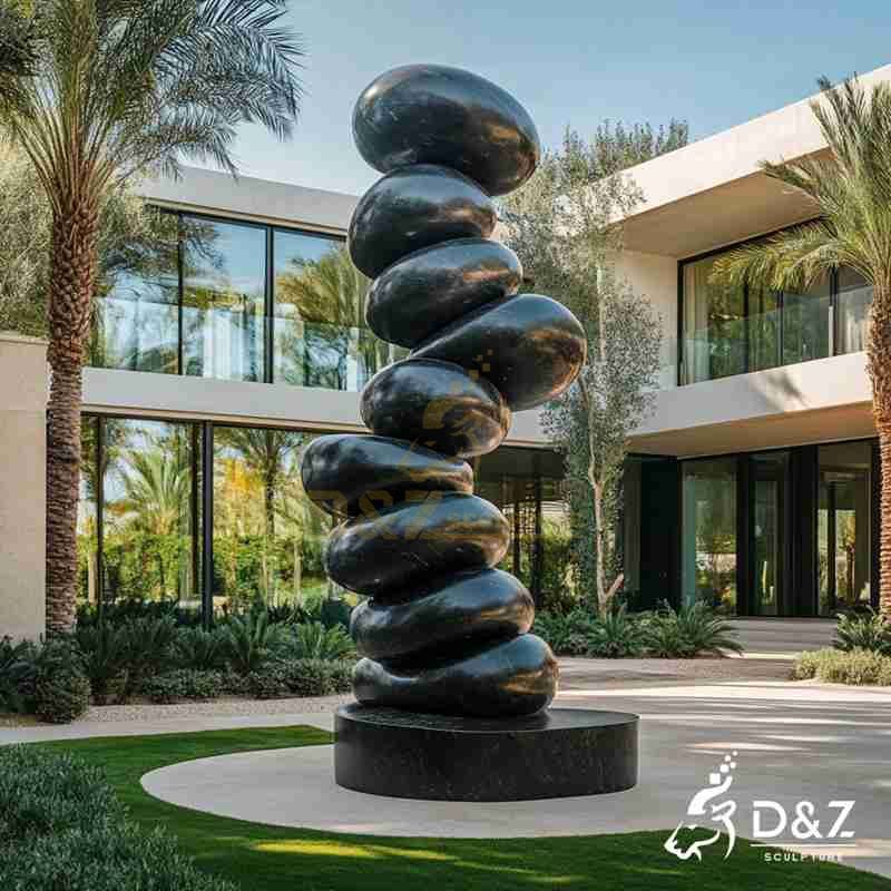 black marble sculpture