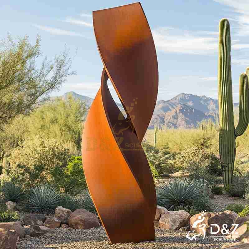 corten steel sculpture
