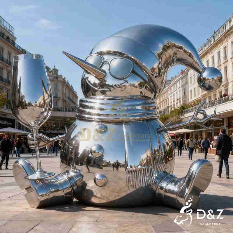 snowman sculpture art