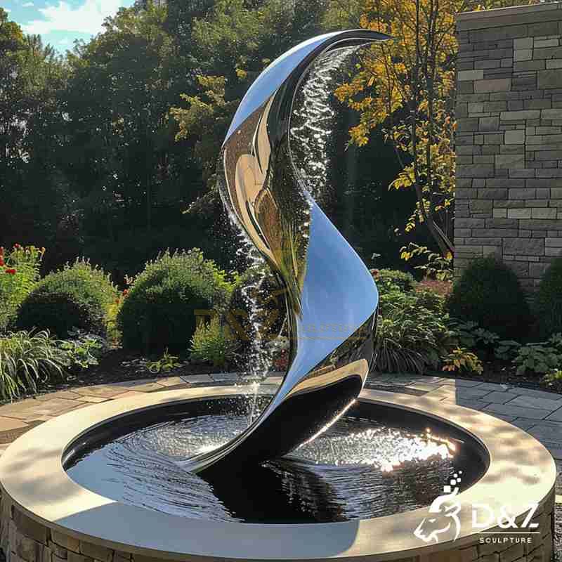 abstract water fountain