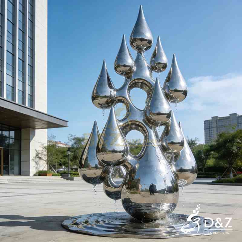 water drop sculpture