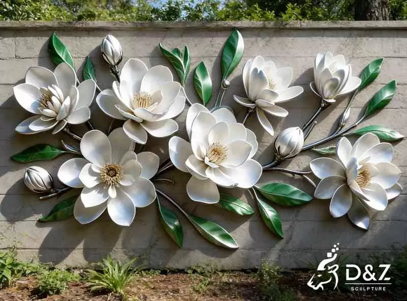 15 Large Metal Flower Sculptures: Botanical Garden Guide