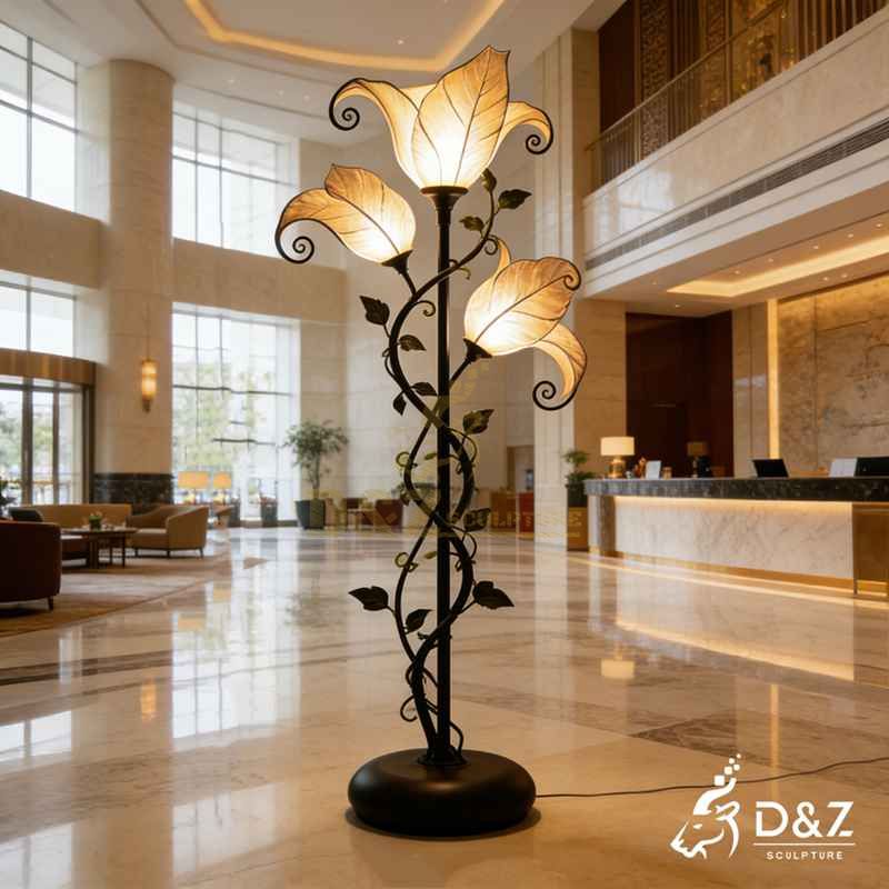 modern bronze floor lamp