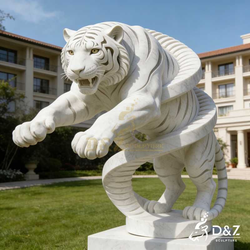 outdoor tiger statue