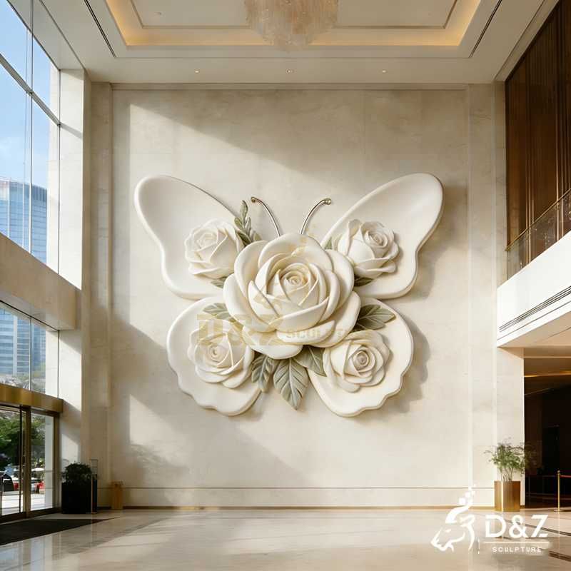 Large Metal Butterfly Wall Sculpture for Sale DZJ-285