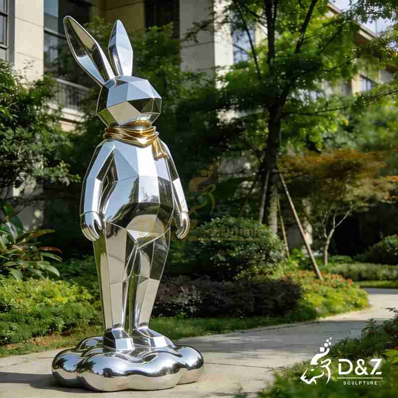 modern rabbit sculpture