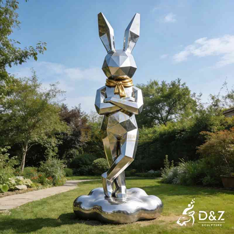 large rabbit sculpture
