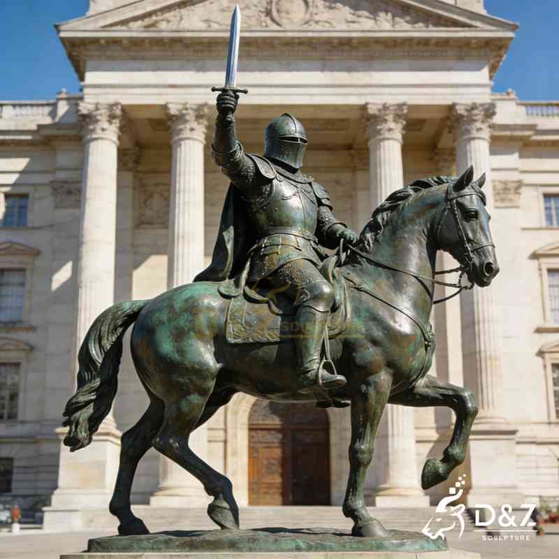 bronze soldier statue