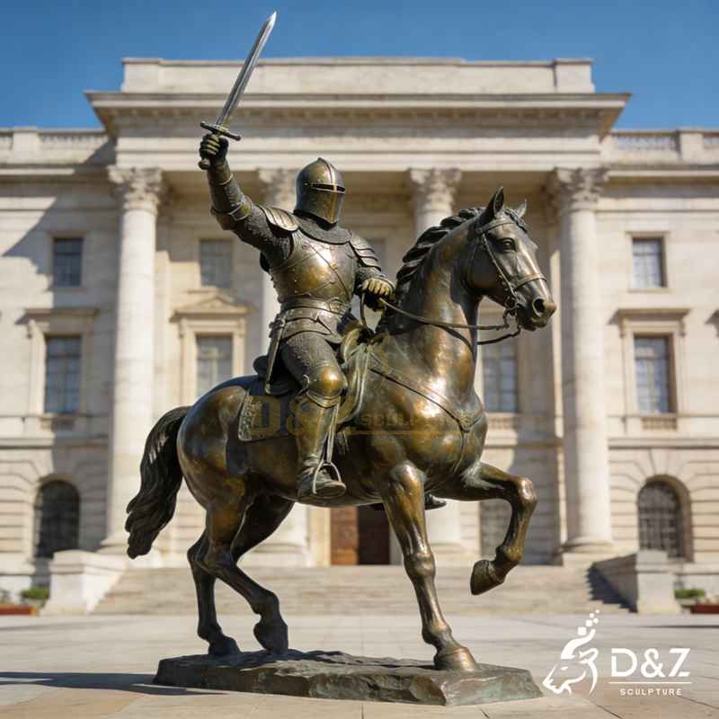 large soldier statue