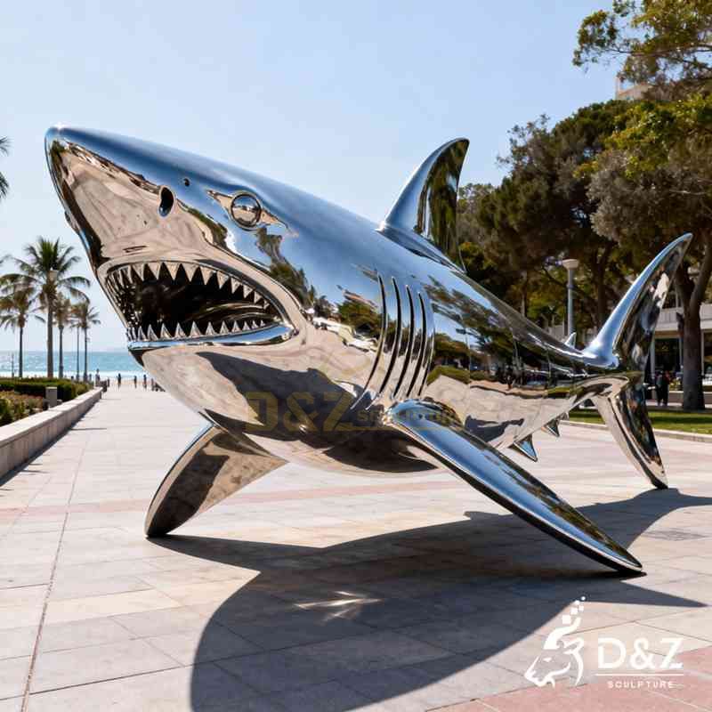 shark art sculpture
