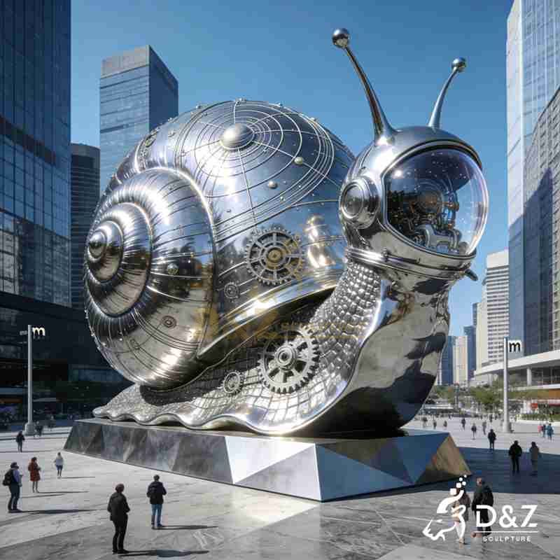 snail art sculpture