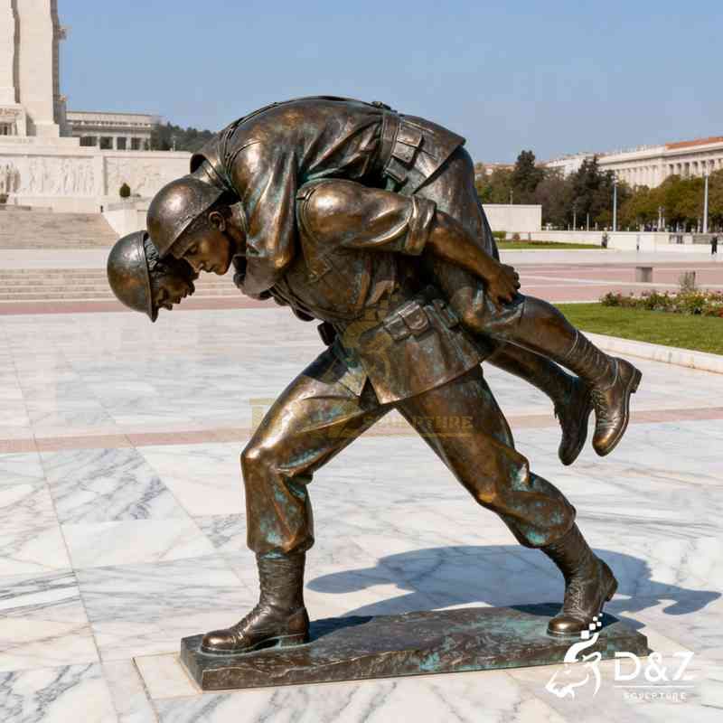 outdoor soldier statue