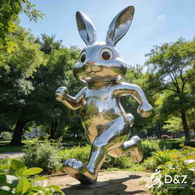 modern rabbit sculpture