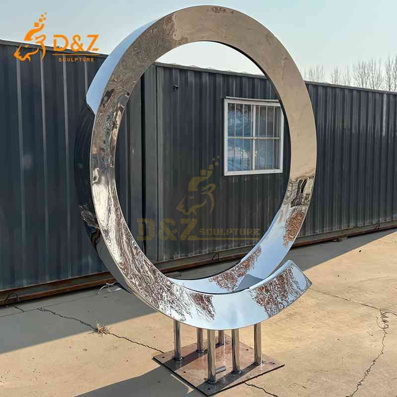 modern metal fountain