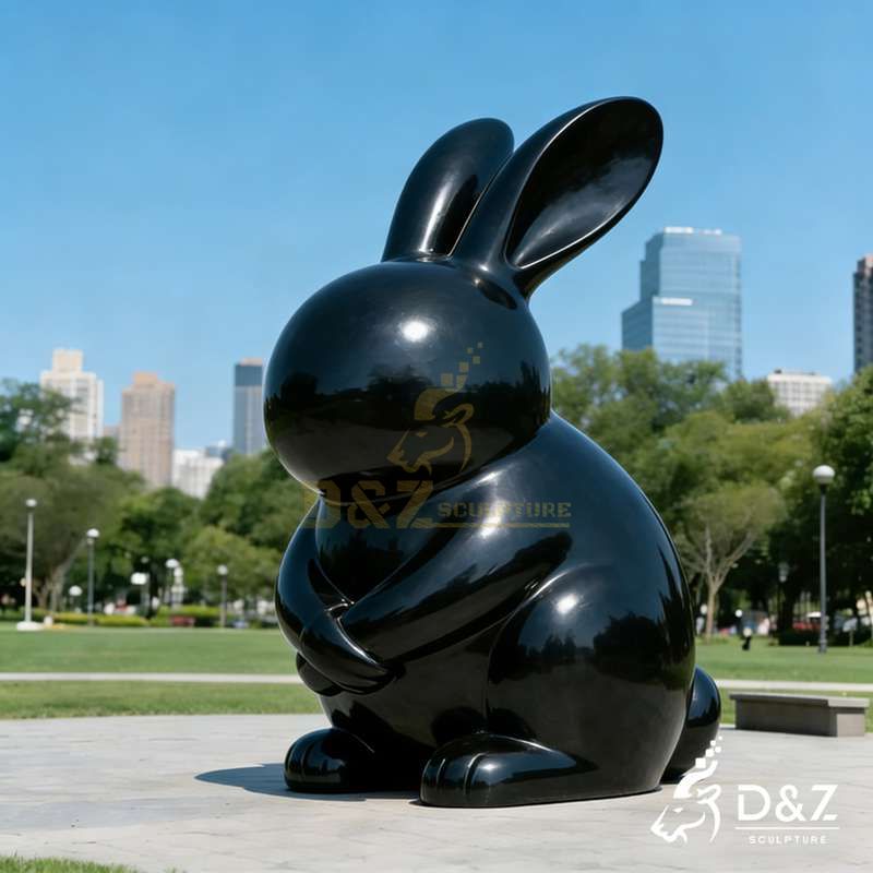 modern rabbit sculpture