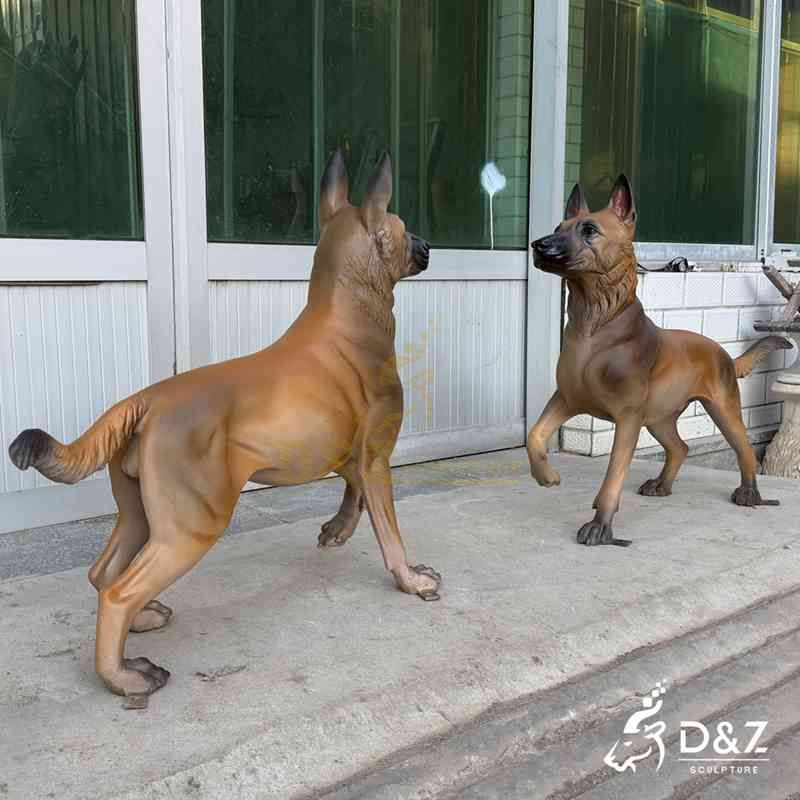 sheepdog garden statue