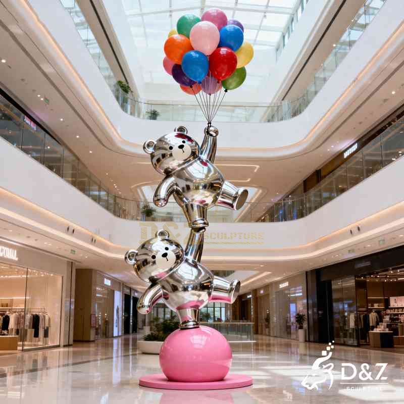 modern bear sculpture