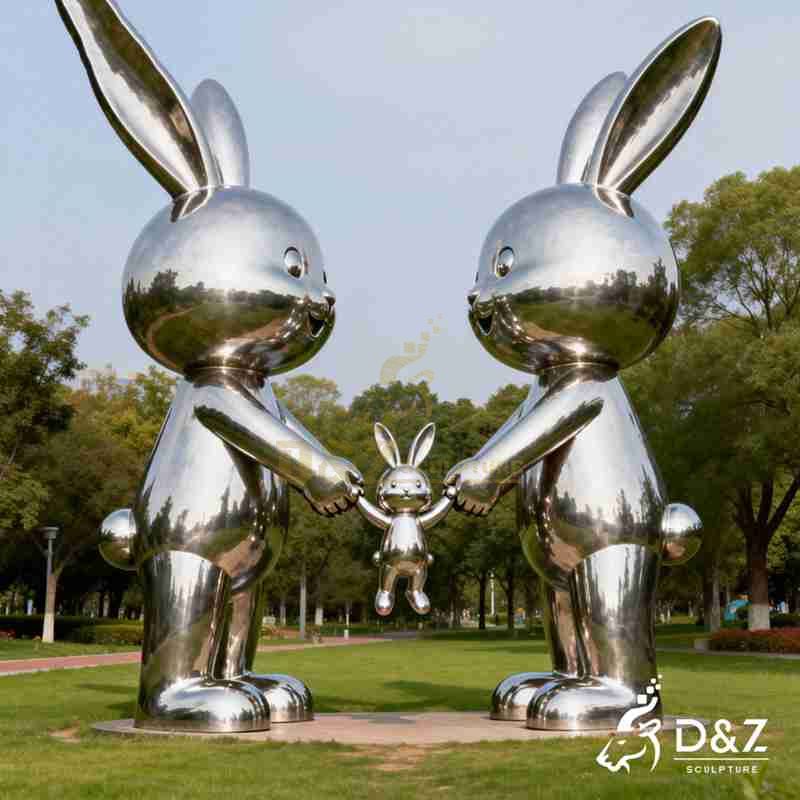 modern rabbit sculpture