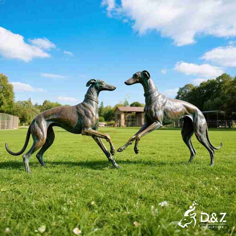 greyhound statue