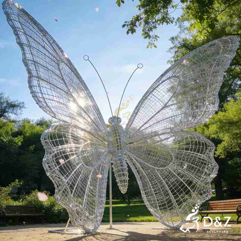 outdoor butterfly sculpture