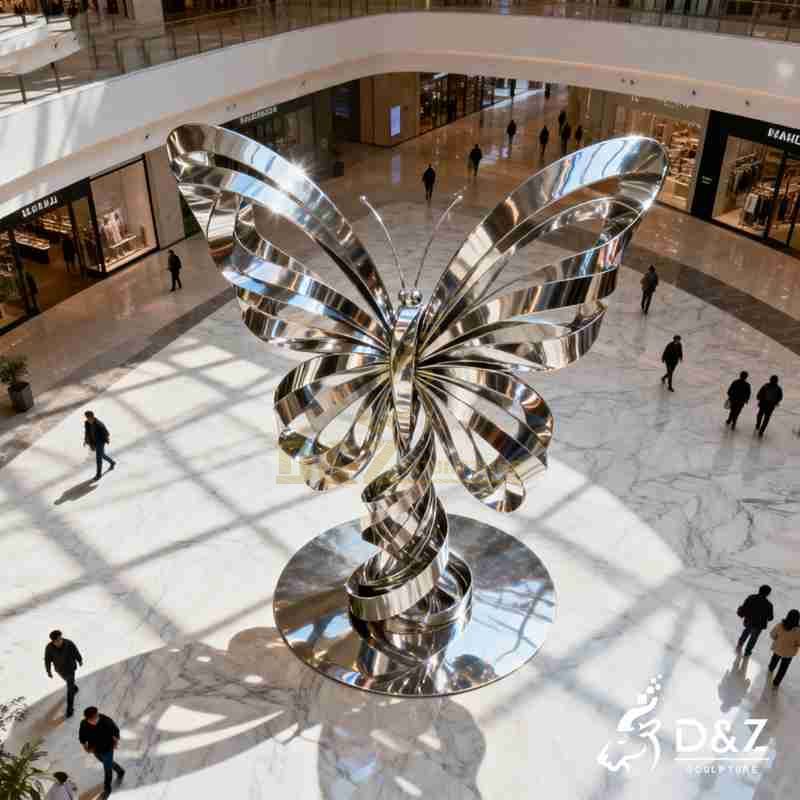 outdoor butterfly sculpture