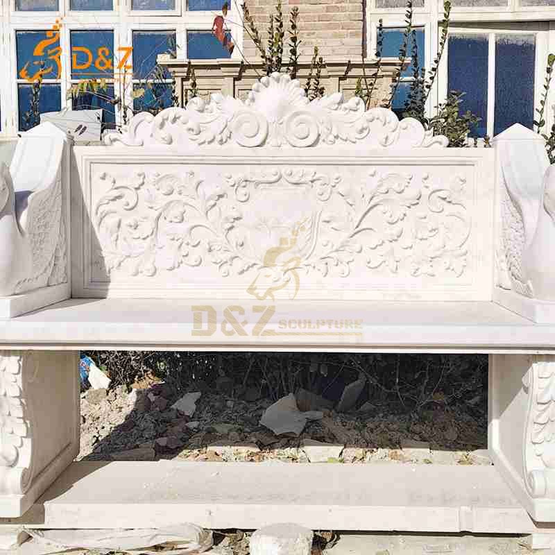 custom marble bench