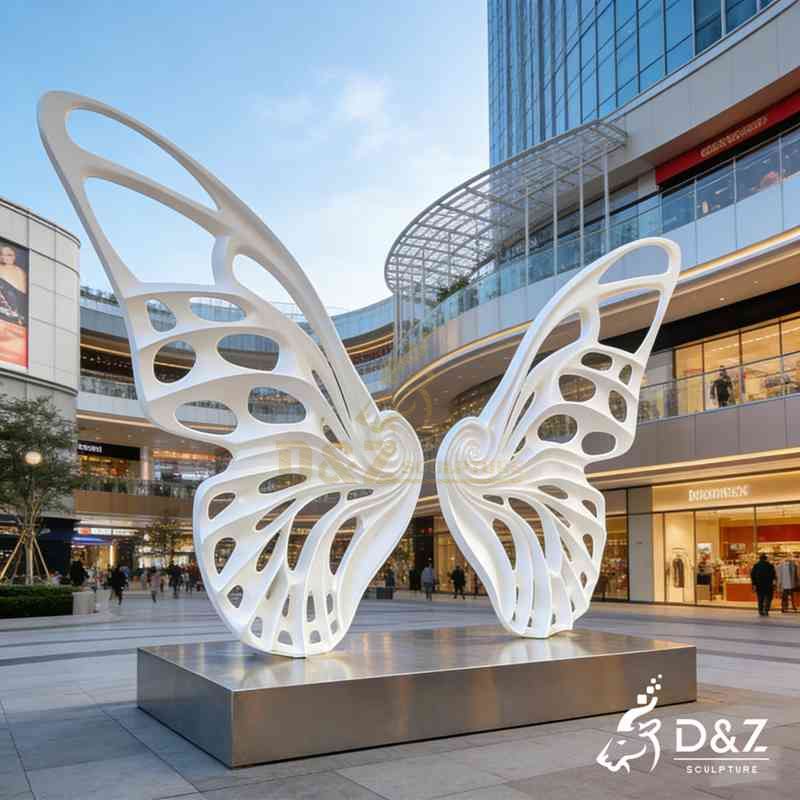 outdoor butterfly sculpture