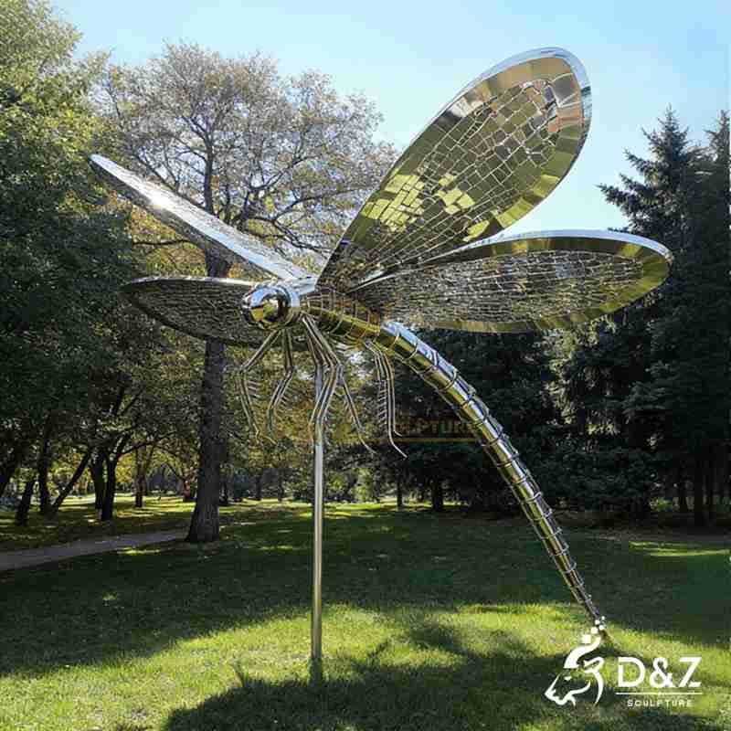 large dragonfly sculpture