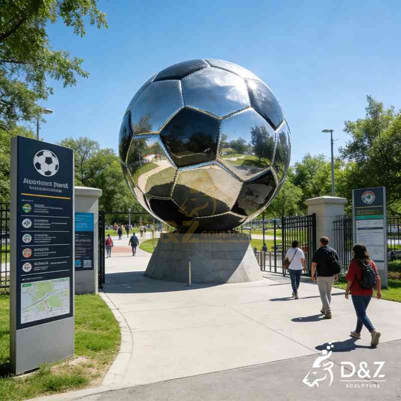 soccer ball sculpture