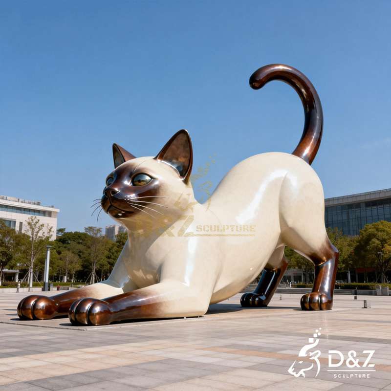 large cat sculpture