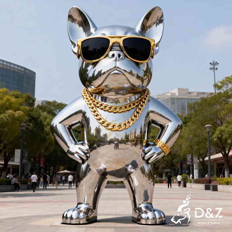 bulldog sculpture