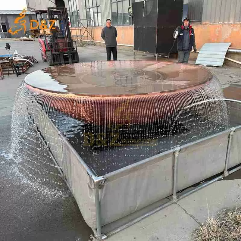 Large Outdoor Copper Bowl Fountain DZJ-376