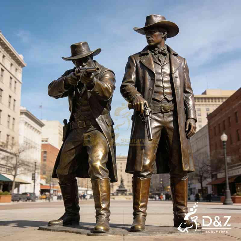cowboy statue